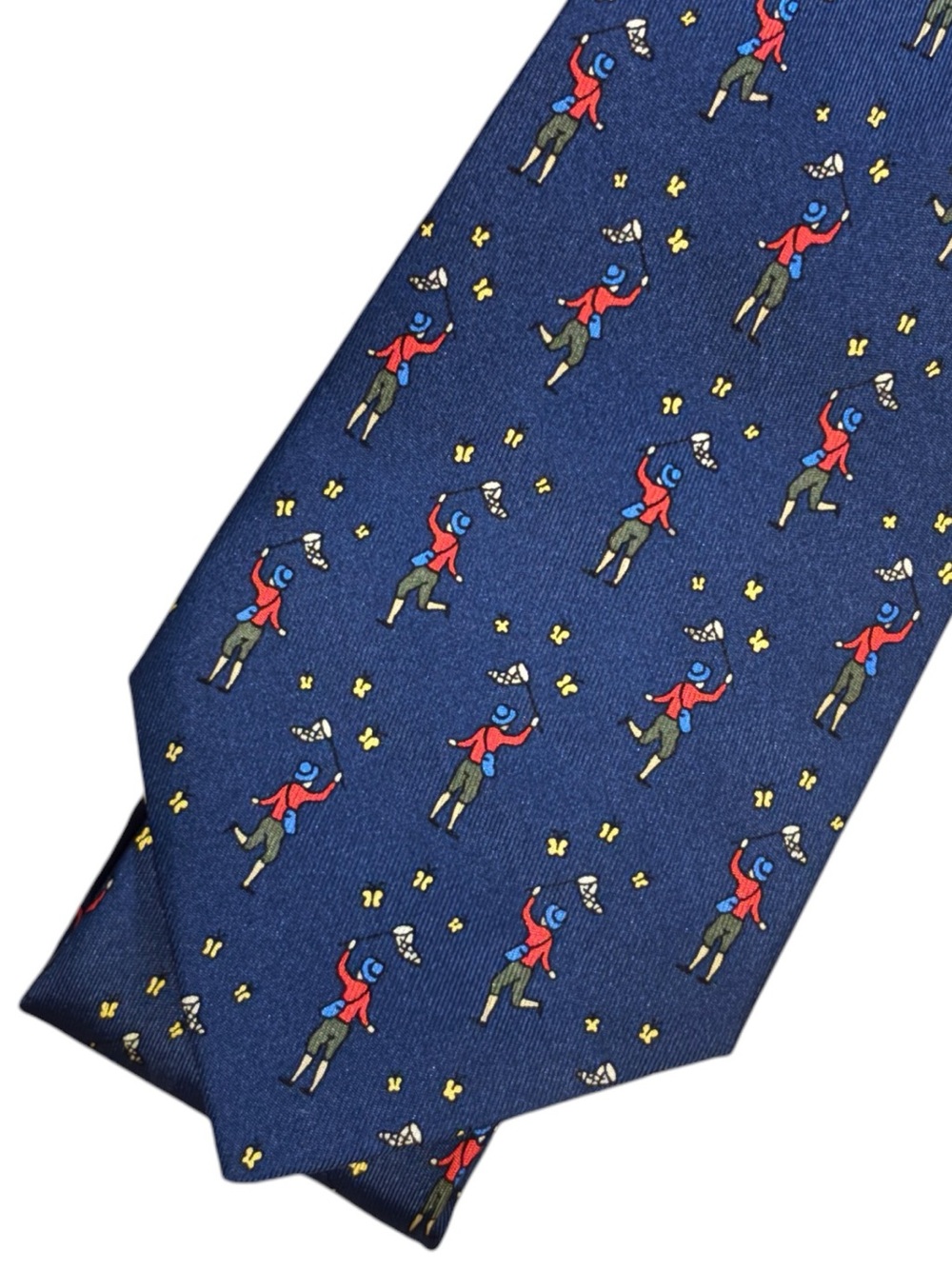 HERMÈS silk tie
